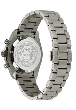 Versace Uhr Herren Chronograph Grün Gunmetal VE9K01224