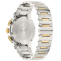 Versace Uhr Herren Greca Logo Silber/Gold VEZ900321