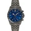Versace Uhr Herren Greca Chrono Wave Anthrazit/Blau VE0H00625