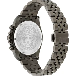 Versace Uhr Herren Greca Chrono Wave Anthrazit/Blau VE0H00625