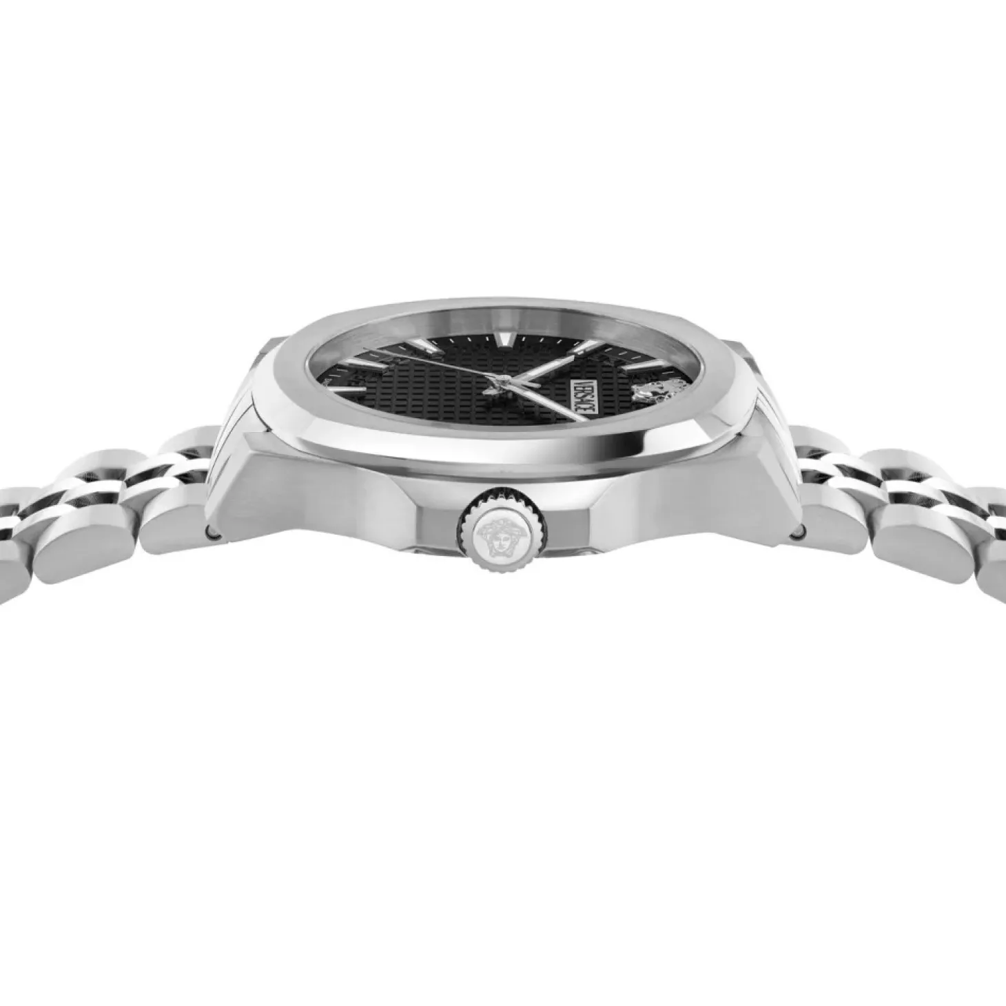 Versace Uhr Herren Silber/Schwarz VEKKA0325