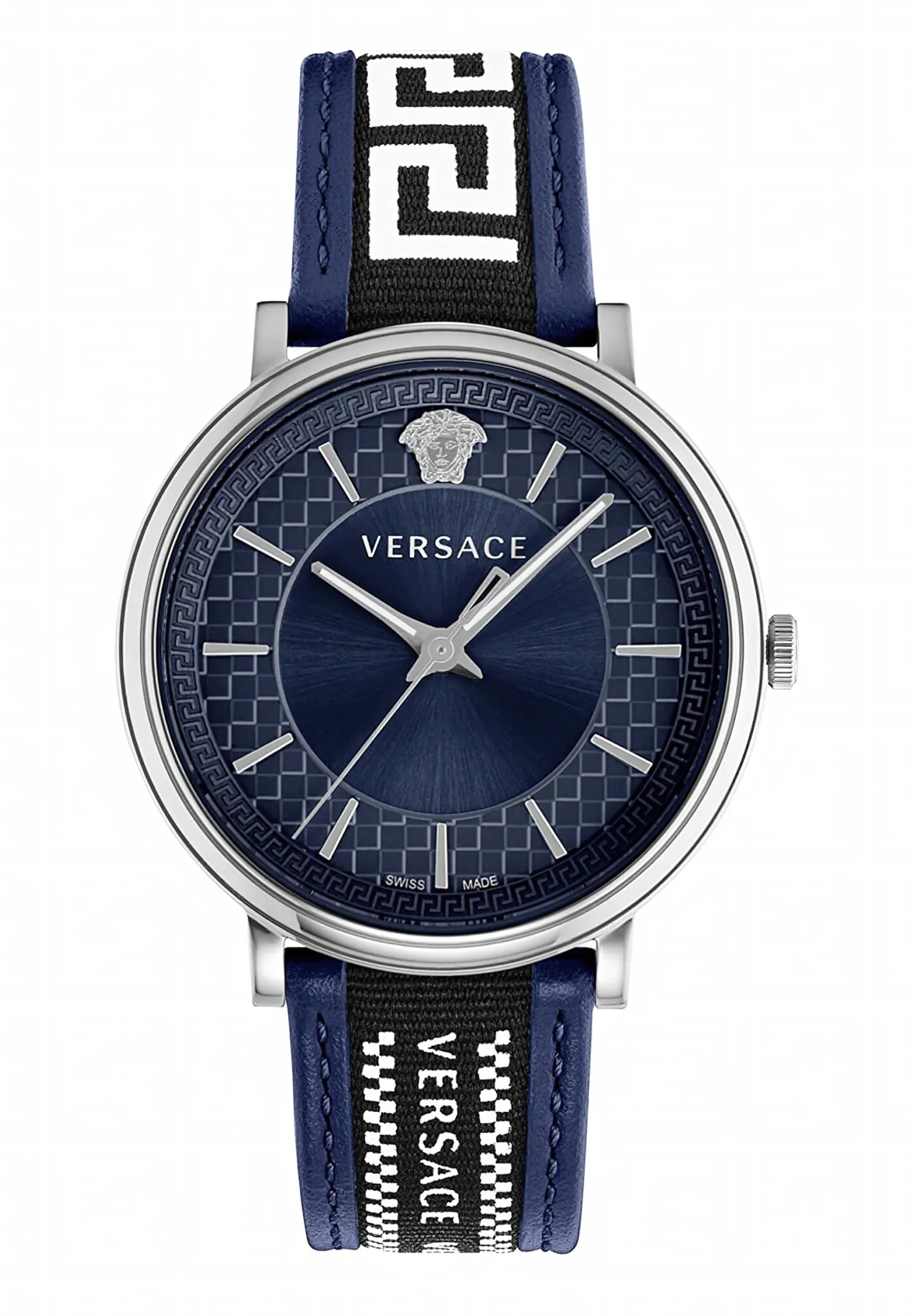 Versace Uhr Herren V‑CIRCLE blau VE5A01121