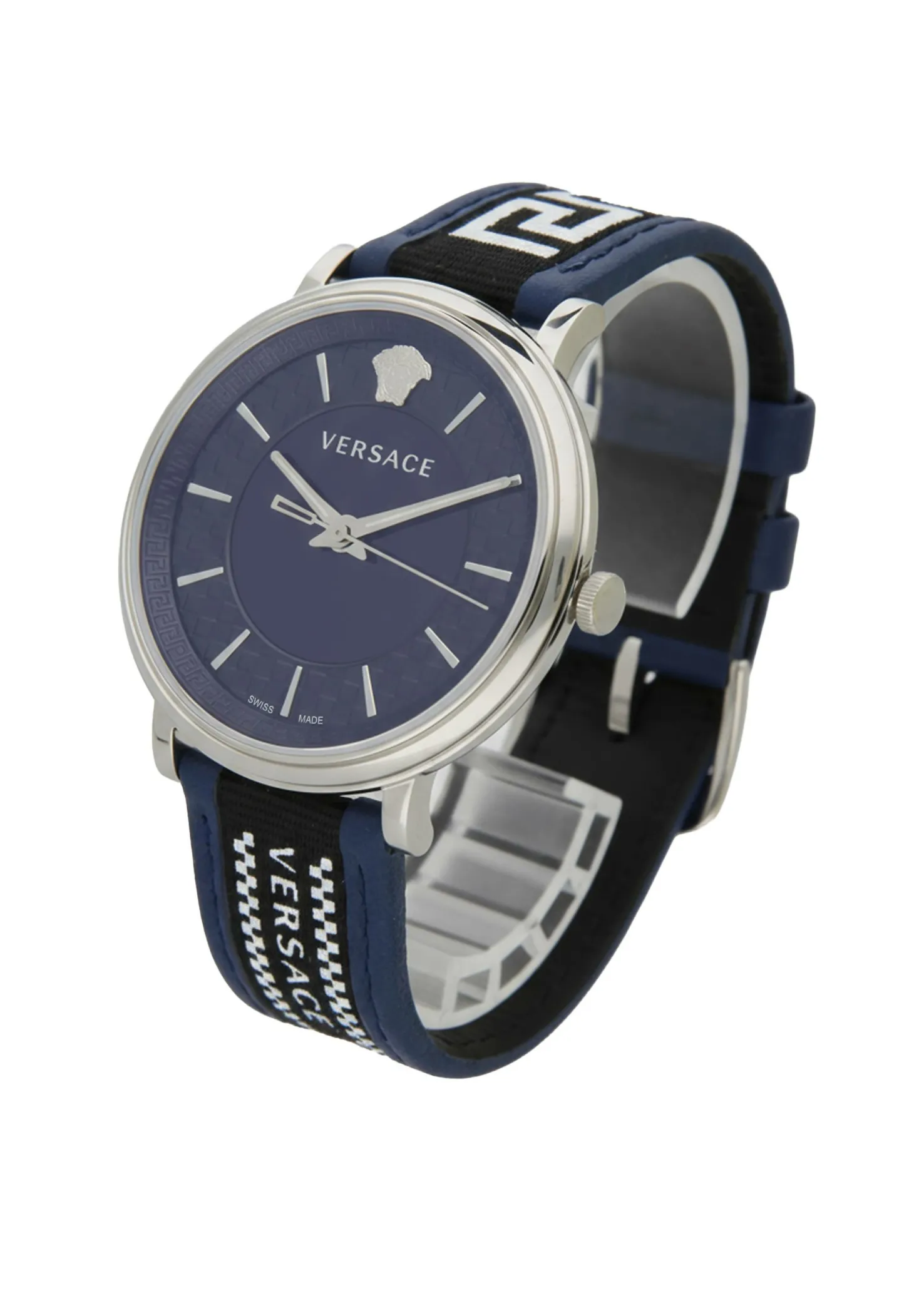 Versace Uhr Herren V‑CIRCLE blau VE5A01121