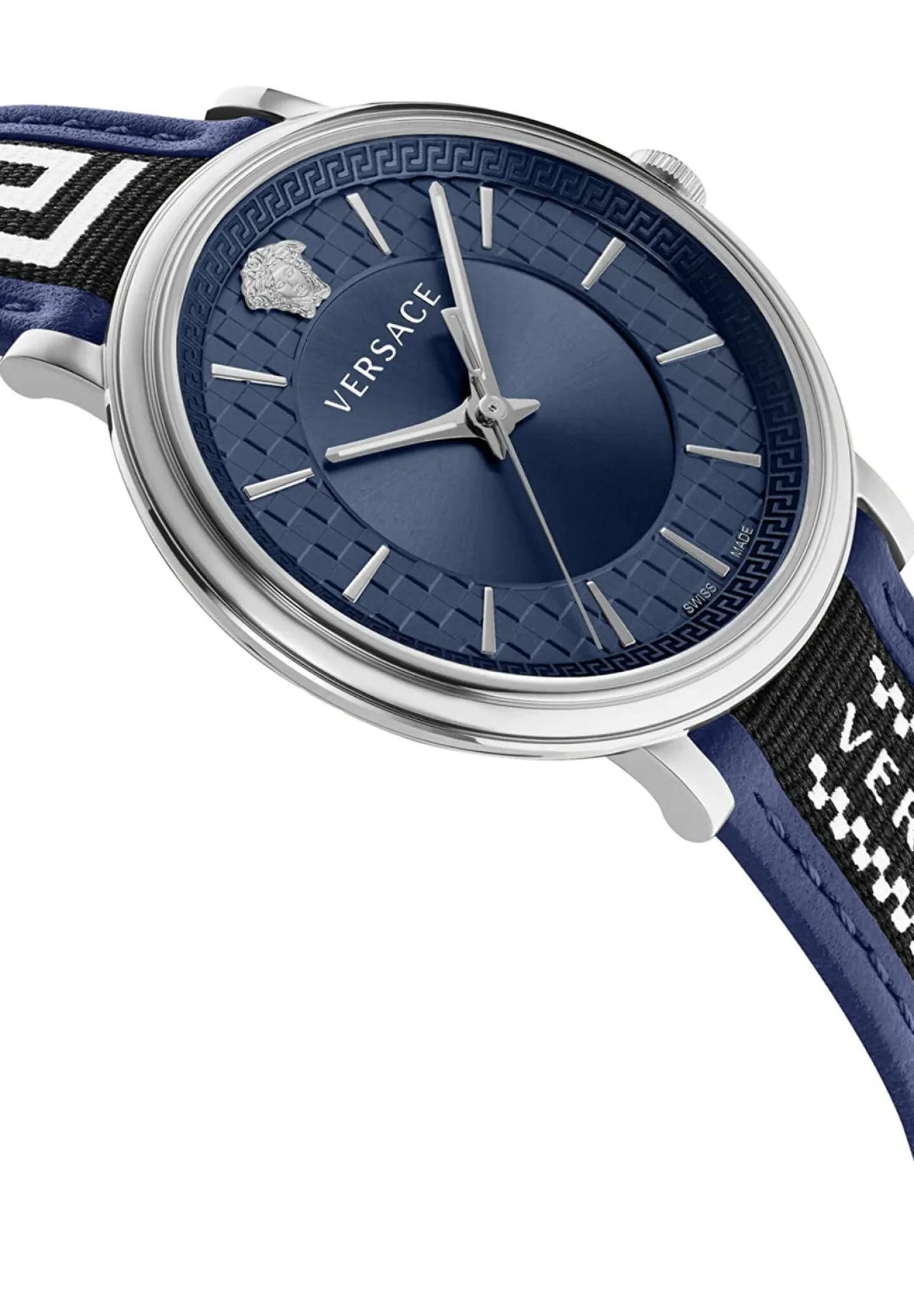 Versace Uhr Herren V‑CIRCLE blau VE5A01121