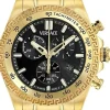 Versace Uhr Herren VE9K01124 Schwarz / Gold