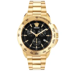 Versace Uhr Herren V‑Sport Chrono Gold/Schwarz VEKIA0725