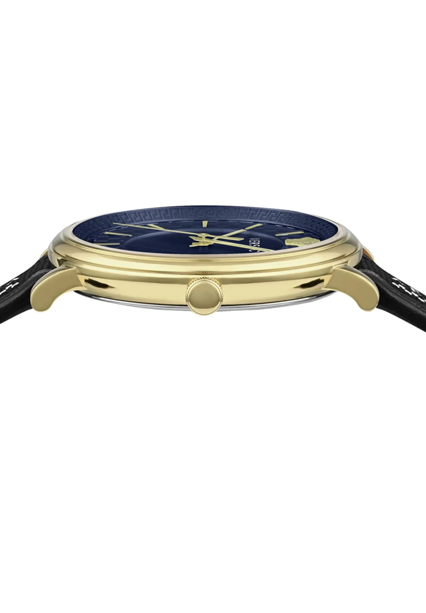 Versace Uhr Herrenuhr V‑CIRCLE VE5A01821 Blau/Gold