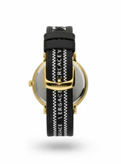 Versace Uhr Herrenuhr V‑CIRCLE VE5A01821 Blau/Gold