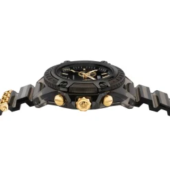 Versace Unisex Chronograph New Icon Active 44 mm Anthrazit VE8P01125