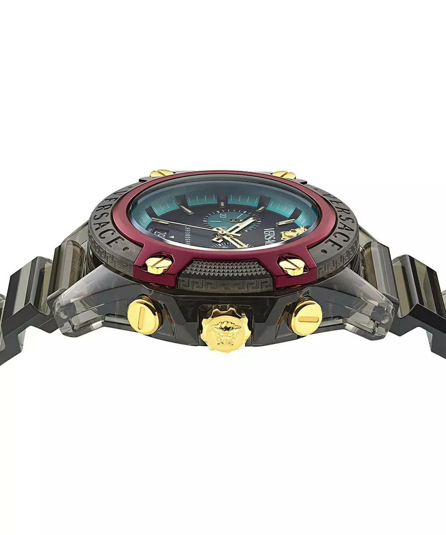 Versace Unisex Chronograph New Icon Active 44 mm Multicolor VE8P00224