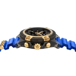 Versace Unisex Chronograph New Icon Active 44 mm Blau/Anthrazit VE8P00925