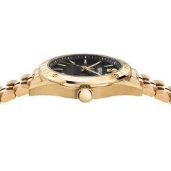 Versace Unisex Uhr Athletics 3 Hands Schwarz/Gold VEKHA0725