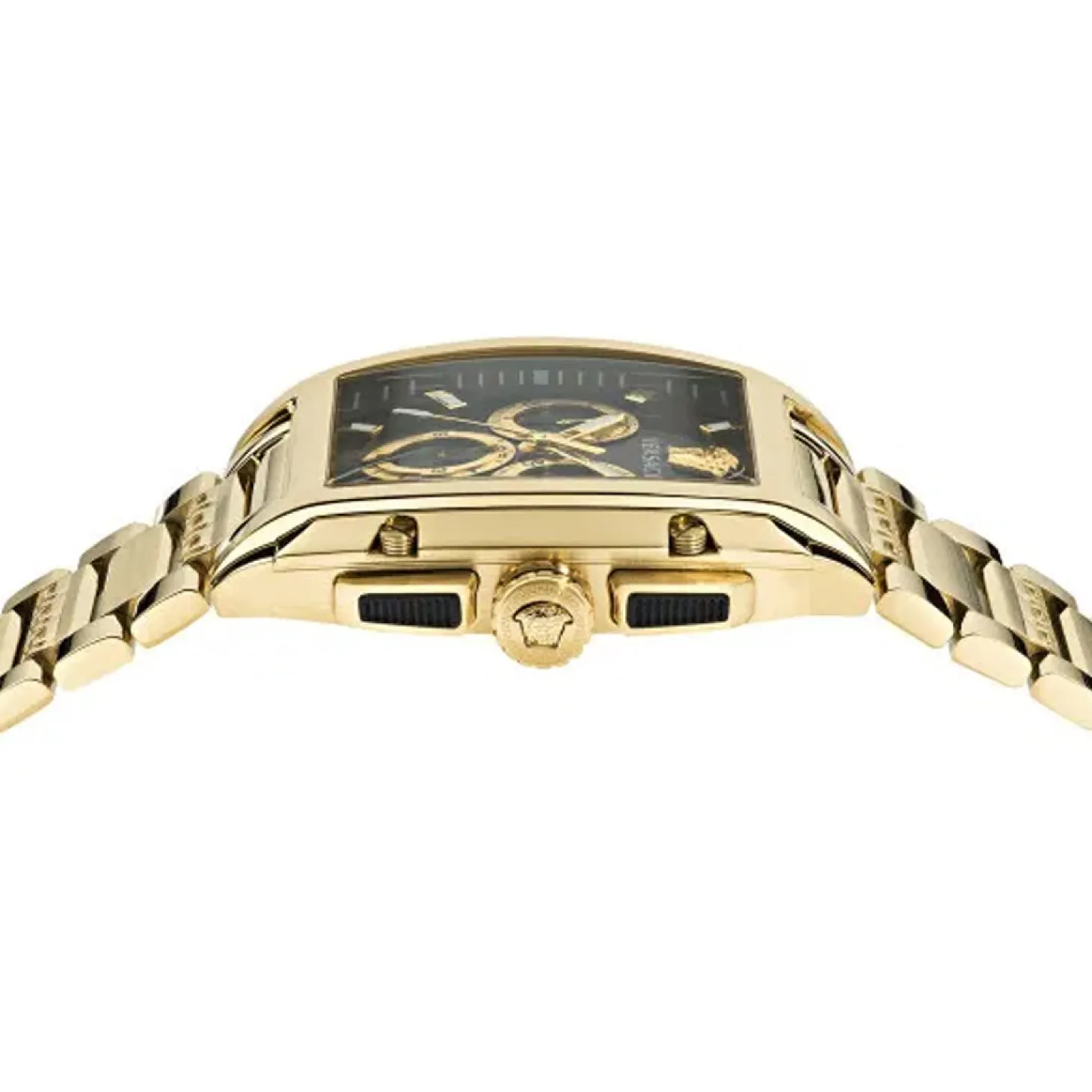 Versace Herrenuhr Dominus Chronograph Gold/Schwarz VE6H00523
