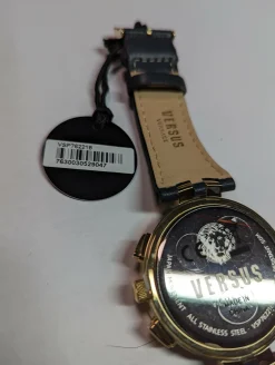 Versus Versace Herren Armbanduhr LOGOGENT CHRONO STAINLE STEELBLUEDIALBLUESTRAP VSP762218