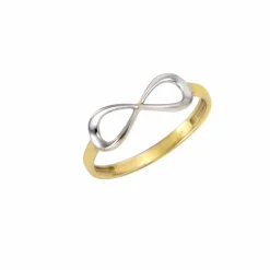Vivance 375/- Gelbgold bicolor Infinity Ring 41675994824798