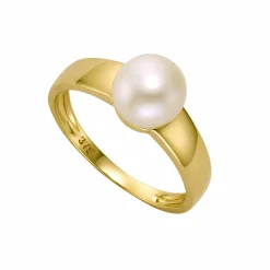 Vivance Gold 375 Perle weiß 7,5-8mm Ring 41679316680798