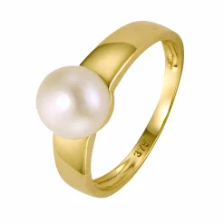 Vivance Gold 375 Perle weiß 7,5-8mm Ring 41679316680798