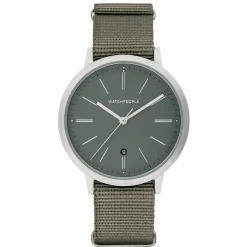 Watchpeople Analoguhr Hidden Nato Grau WP 058-01