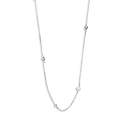 Xenox Damen 925 Sterling Silber Halskette mit Anhänger XS3829