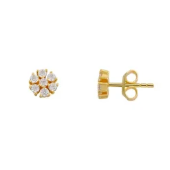 Xenox Damen 925 Sterling Silber Ohrstecker XS6086G