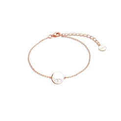 Xenox Damen Armband Herzen Sterling Silber 925 roséfarben - XS3572R