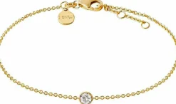 Xenox Damen Armband mit Zirkonia Stein 18,5 Gold XS7320G
