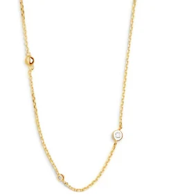 Xenox Damen Halskette Star Dust mit Zirkonia Gold XS3829G