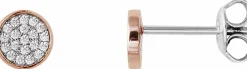 Xenox Damen Ohrstecker mit Zirkonia Rosegold XS3739R