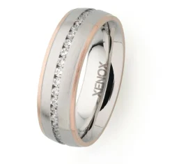 XENOX Damen Ring Größe 50 Zirkonia X2245