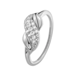 Xenox Damen Ring Zirkonia Twinkle Größe 54 Silber XS91325/54