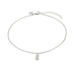 Xenox Damen-Fußkette Kollektion Power Tower Silber XS3532