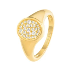 Xenox Damenring Eternal mit Zirkonia besetzt Größe 54 Gold XS91368G.54