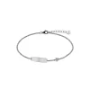 Xenox Kinder Armband mit Gravurplatte und Zirkonia Silber XS3468
