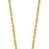 Xenox XS7067G Damen Collier Sterling-Silber 925 Gold 45 cm