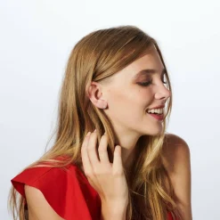 Xenox XS3739RN Ohrstecker Happy Hour Silber Rosé Zirkonia Kreisform Ø 6 mm