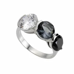 ZEEme Silver 925 Sterling Silber Zirkonia mehrfarbig Ring 41675995185246