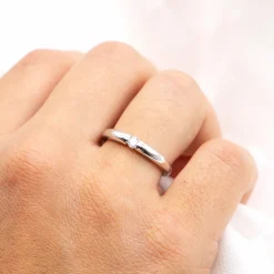 ZEEme Silver Silber 925 rhodiniert mit Zirkonia weiß Ring 41675919786078