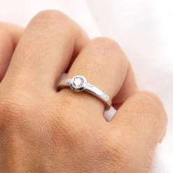 ZEEme Silver Silber 925 rhodiniert mit Zirkonia weiß Ring 41678696644702