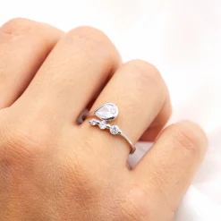 ZEEme Silver Silber 925 rhodiniert mit Zirkonia weiß Ring 41675993251934