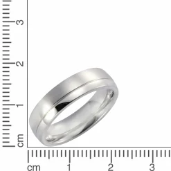 ZEEme Stainless Steel Edelstahl glanz/mattiert 6mm breit Ring 41675920965726