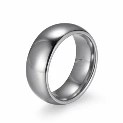 Zeeme Stainless Steel Edelstahl glanz poliert 8mm breit Ring 41677811843166
