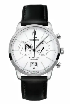 ZEPPELIN Herrenuhr Chronograph 7386-1 Flatline